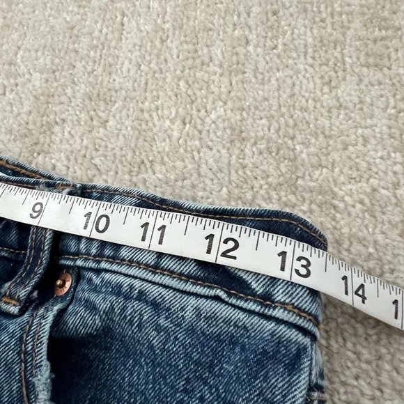 Abercrombie & Fitch High Rise Ripped Skinny Jeans 26 / 2 Blue - Picture 7 of 9